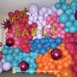 10x10 ft Organic Color Block Balloon Wall